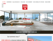 Tablet Screenshot of homecarrelage.fr